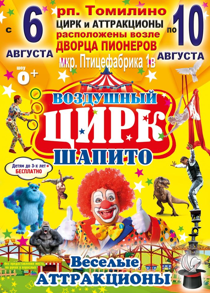 Воздушный цирк-шапито, Томилино