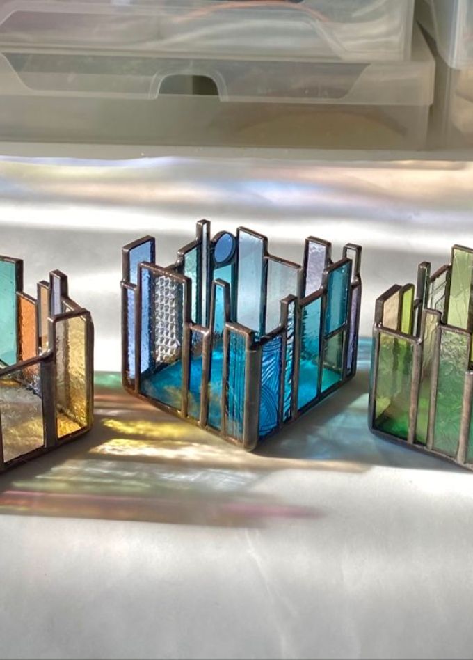 Витражные подсвечники