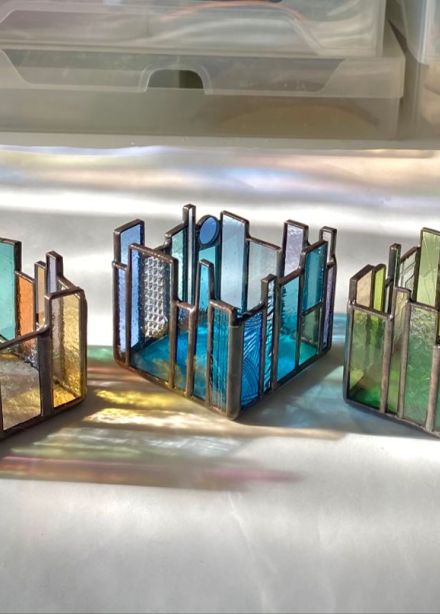 Витражные подсвечники