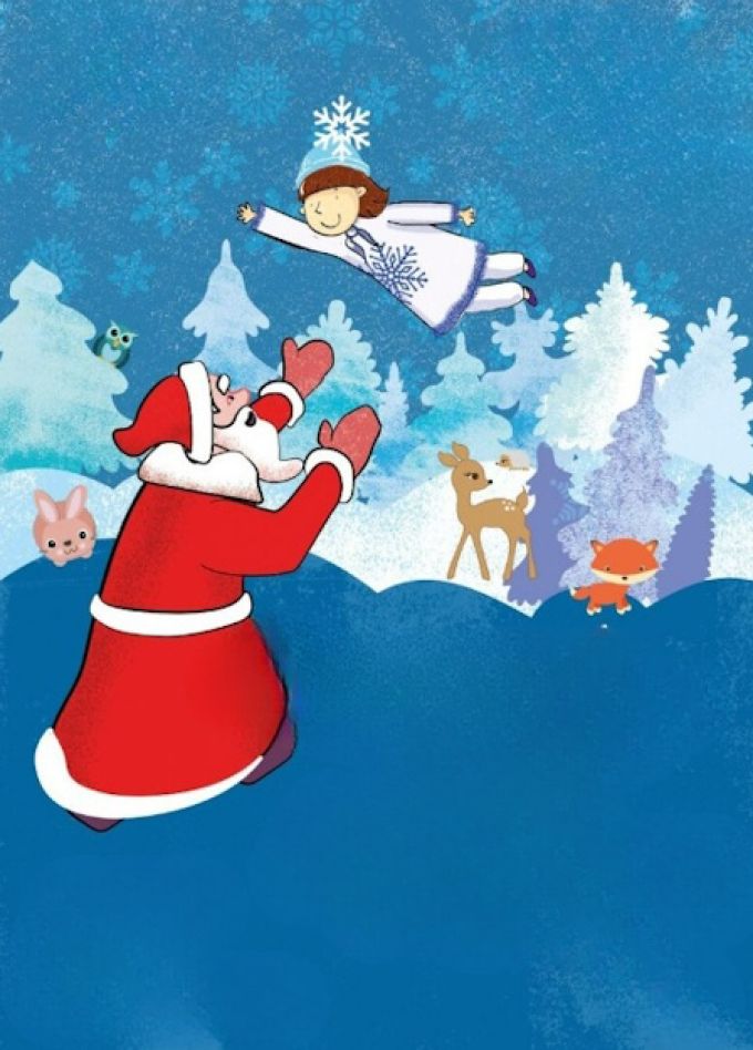 Как Снежинка познакомилась с Новым годом!