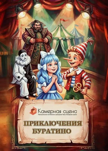 Спектакль «Приключения Буратино», Пушкино