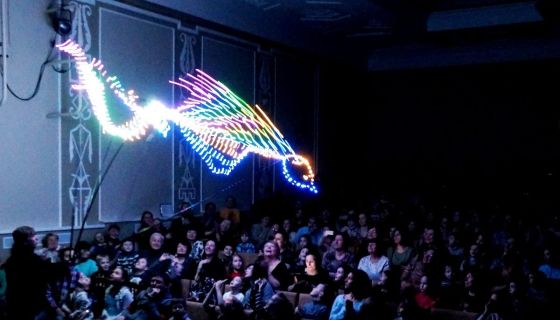 Представление световых кукол. Театр Николая Зыкова (Москва), Фрязино