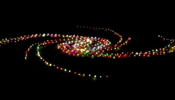 Космическое представление световых кукол, Солнечногорск